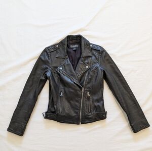 Lucky Brand leather biker jacket